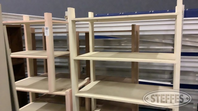 (3) Wooden Shelf Units